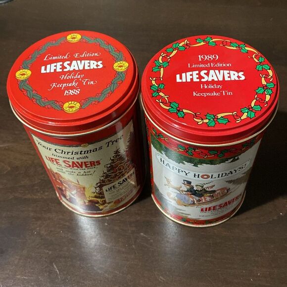 Life Savers Limited Edition 1988 & 1989 Collectors Tins - Picture 2 of 10
